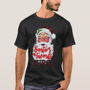 Camiseta Papais noeis de Xadrez de Buffalo Vermelho Enferme