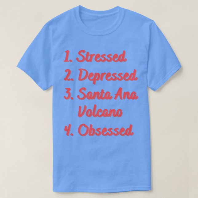 Camiseta Papais noeis Deprimidos Estressados Ana Volcano Ob (Frente do Design)