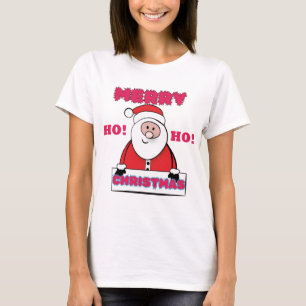 CAMISETA PAPAIS NOEIS DIZEM; NATAL FELIZ, HO HO!