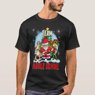 Camiseta Papais noeis Do Colégio Elf Reindeer Flosner Kid