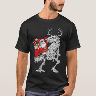 Camiseta Papais noeis do Dia das Bruxas Andando pelo Esquel