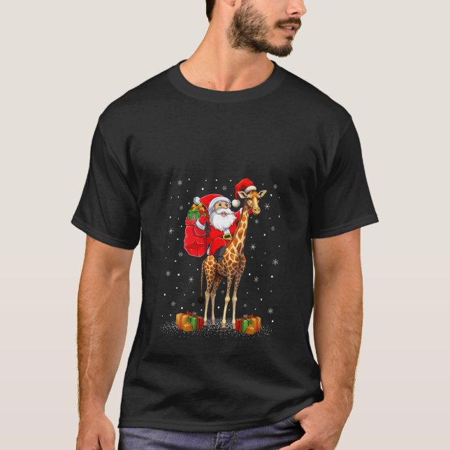 Camiseta Papais noeis do estilo Xmas Sweater no Natal da Gi (Frente)