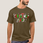 Camiseta Papais noeis do Grupo da Equipe Engraçado no Quart<br><div class="desc">Papais noeis Engraçados da Equipe de Natal  do Xmas Tree Candy Decor Premium T-Shirt.</div>