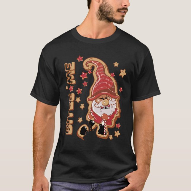Camiseta Papais noeis do Homem de Gingerpão (Frente)