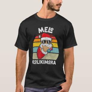 Camiseta Papais noeis do Roupa Shaka do Natal Mele Kalikima