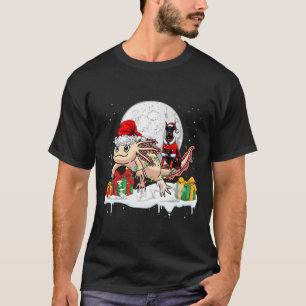 Camiseta Papais noeis Dobermann Andando Axolotl Proprietári