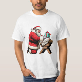 Camiseta Papais noeis e Bebê Jesus