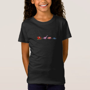 Camiseta "Papais noeis e Dinossauros Magia"