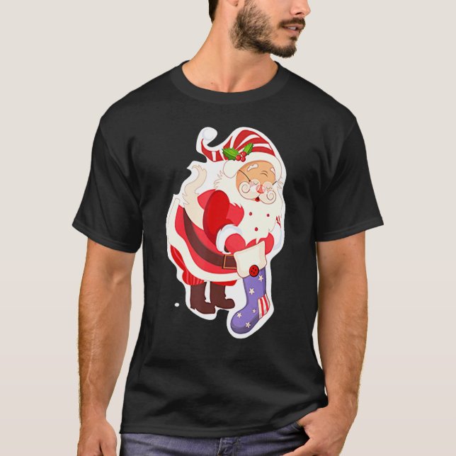 Camiseta Papais noeis E Meia-Natal (Frente)