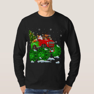 Camiseta Papais noeis E Rebeldes Andando Engraçados Monstro