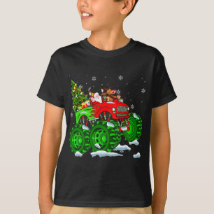 Camiseta Papais noeis E Rebeldes Andando Engraçados Monstro