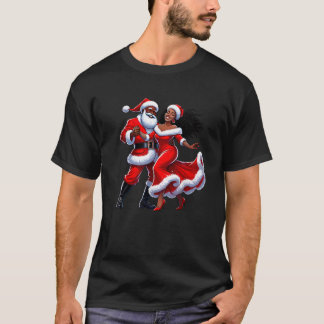 Camiseta Papais noeis e Sra. Claus