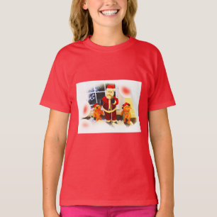 Camiseta Papais noeis e ursos festivos