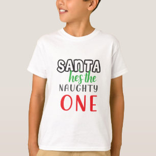 Camiseta Papais noeis Ele é o malvado