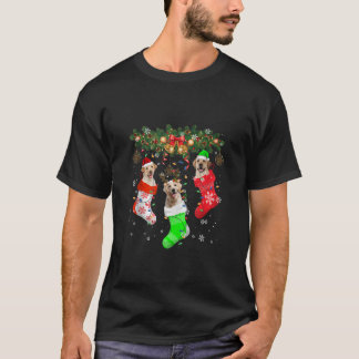 Camiseta Papais noeis ELF Reindeer Labrador Retriever No Na