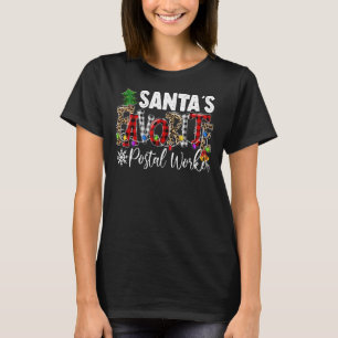 Camiseta Papais noeis Empregado Postal Favorito Mensagem Bu