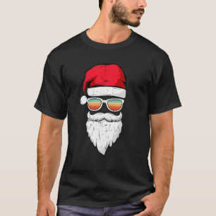 Camiseta Papais noeis Enfrentam Óculos Retro Óculos De Nata
