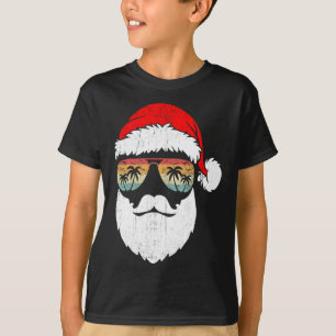 Camiseta Papais noeis Enfrentam Retro Pulmões Natal No Hava