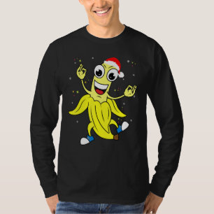 Camiseta Papais noeis Engraçados Banana Homens Mulheres Cri