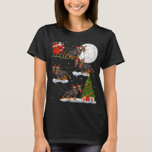 Camiseta Papais noeis Engraçados Da Árvore De Iluminação Do