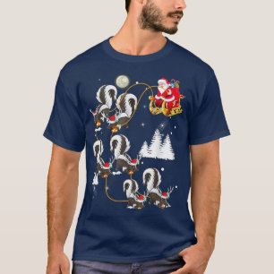 Camiseta Papais noeis Engraçados Da Árvore De Iluminação Xm