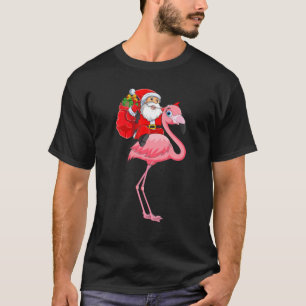 Camiseta Papais noeis Engraçados Da Família Andando Flami