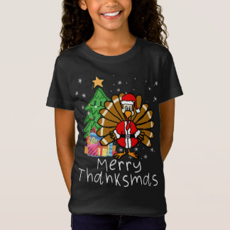 Camiseta Papais noeis Engraçados da Turquia Feliz de Natal 