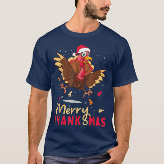 Camiseta Papais noeis Engraçados da Turquia Feliz de Natal