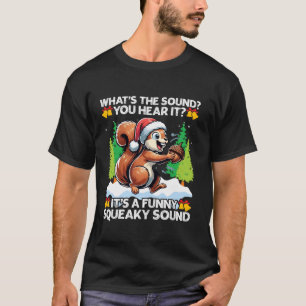 Camiseta Papais noeis Engraçados de Acorn Squeaky, Esquilo