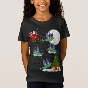 Camiseta Papais noeis Engraçados De Árvore De Iluminação Do