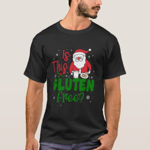 Camiseta Papais noeis Engraçados De Biscoito De Natal É Ess
