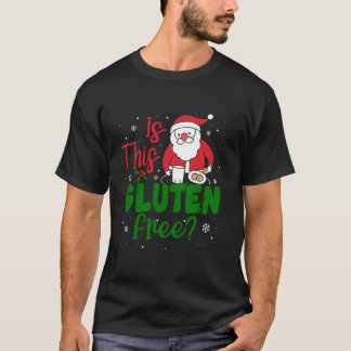 Camiseta Papais noeis Engraçados De Biscoito De Natal É Ess