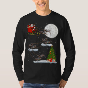 Camiseta Papais noeis Engraçados De Iluminação Do Xmas Que