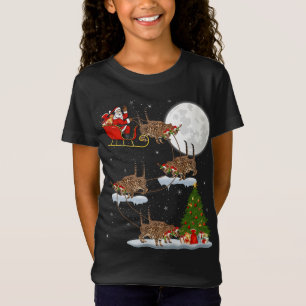 Camiseta Papais noeis Engraçados De Iluminação Xmas Que And