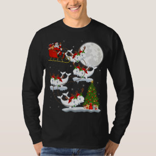 Camiseta Papais noeis Engraçados De Iluminação Xmas Que And