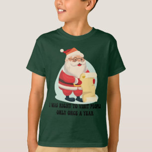 Camiseta Papais noeis engraçados de Natal