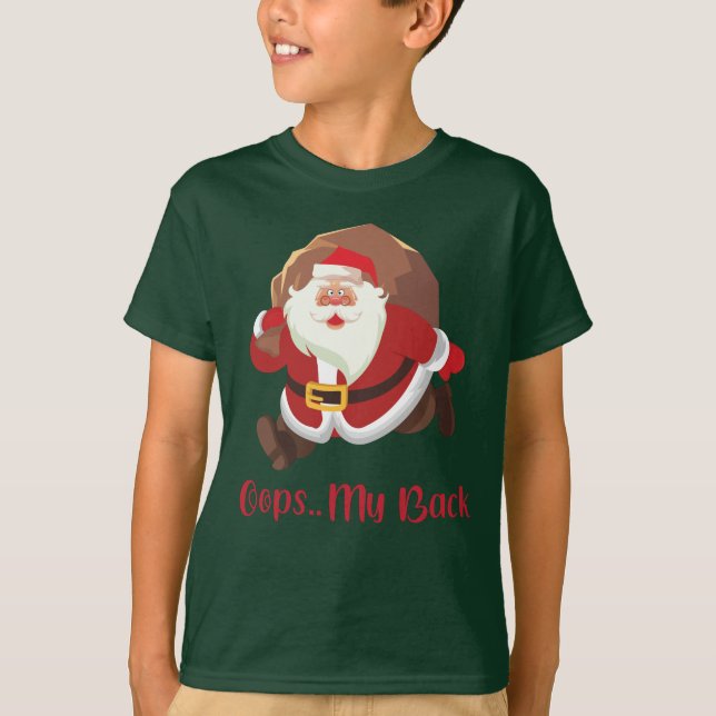 Camiseta Papais noeis engraçados de Natal (Frente)