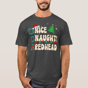 Camiseta Papais noeis Engraçados de Natal de Cabeça Vermelh