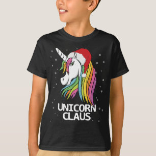 Camiseta Papais noeis Engraçados de Natal do Unicórnio