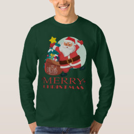 Camiseta Papais noeis engraçados do Feliz Natal 