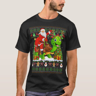 Camiseta Papais noeis Engraçados E Engraçados Que Andam Cri