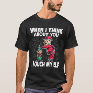 Camiseta Papais noeis engraçados Elf Chistmas Gag Gift Fegl