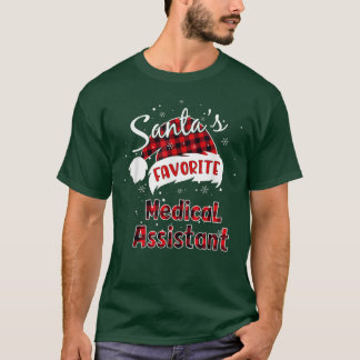 Camiseta Papais noeis Engraçados Favoritos Assistente médic