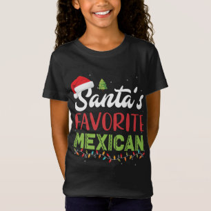 Camiseta Papais noeis engraçados favoritos de Natal mexican
