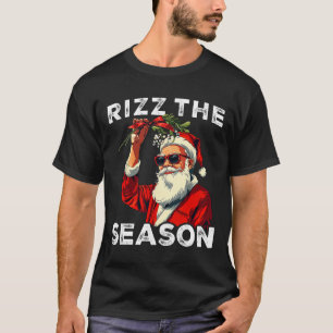 Camiseta Papais noeis Engraçados Meme Rizz The Season Piada