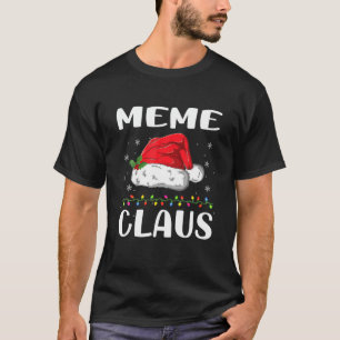 Camiseta Papais noeis Engraçados Memória Claus Natal Mata