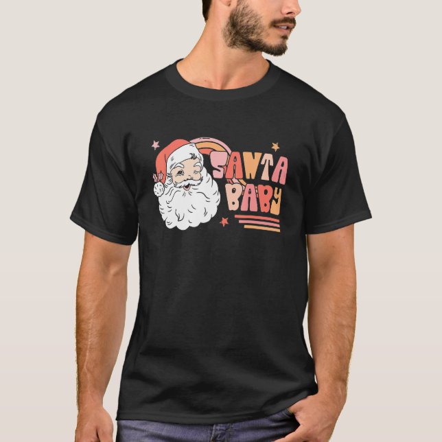 Camiseta Papais noeis Engraçados Natal Nova Mãe Gravidez Be (Frente)