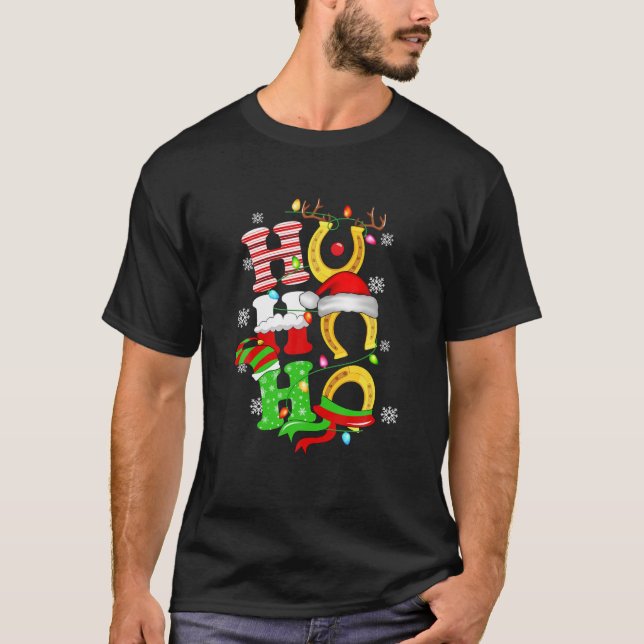 Camiseta Papais noeis Engraçados Pai Claus Natal Matando Fa (Frente)