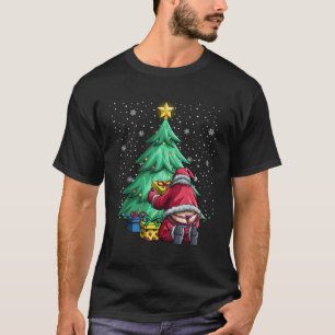 Camiseta Papais noeis engraçados Papais noeis de Natal Feio