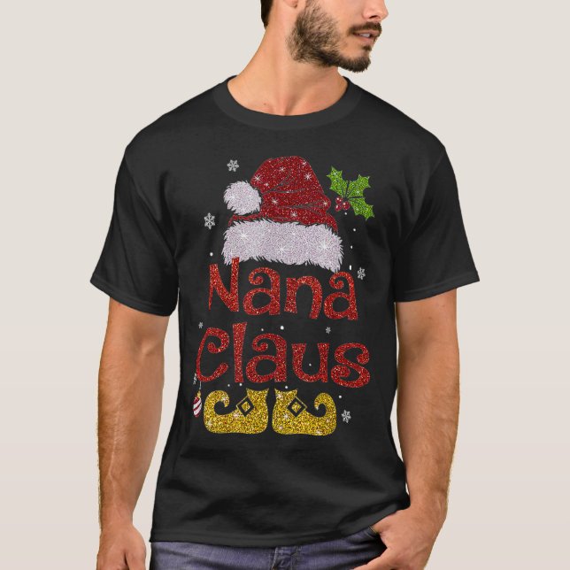 Camiseta Papais noeis Engraçados Presentes da Família Natal (Frente)
